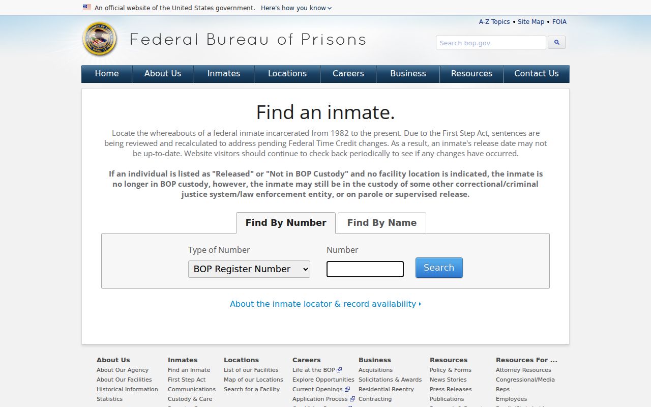 Fairfax criminal records federal inmate locator for Atchison County